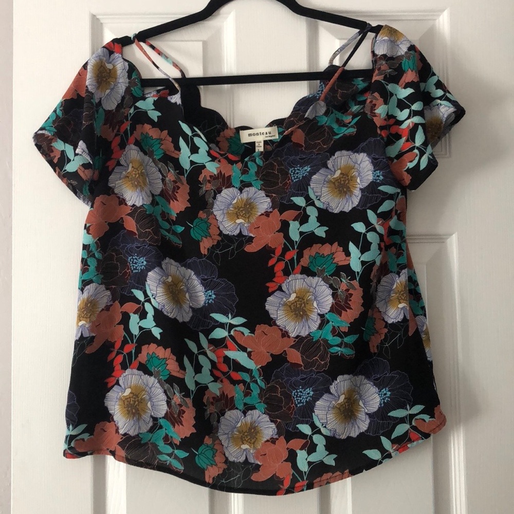 Monteau Colorful Summer Top